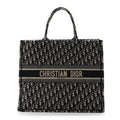 Oblique Large Book Tote Blue Multicolor
