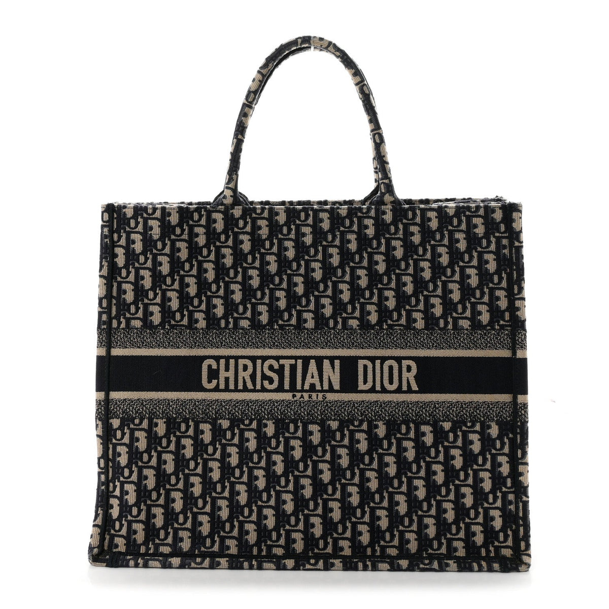 Oblique Large Book Tote Blue Multicolor