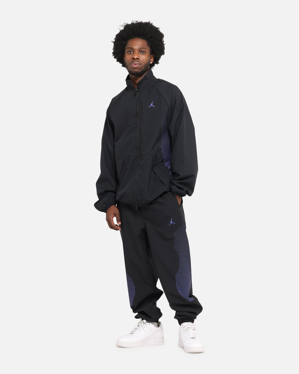 HOT Products Jordan Sport Jam Sport Warm-Up Jacket Black/Purple