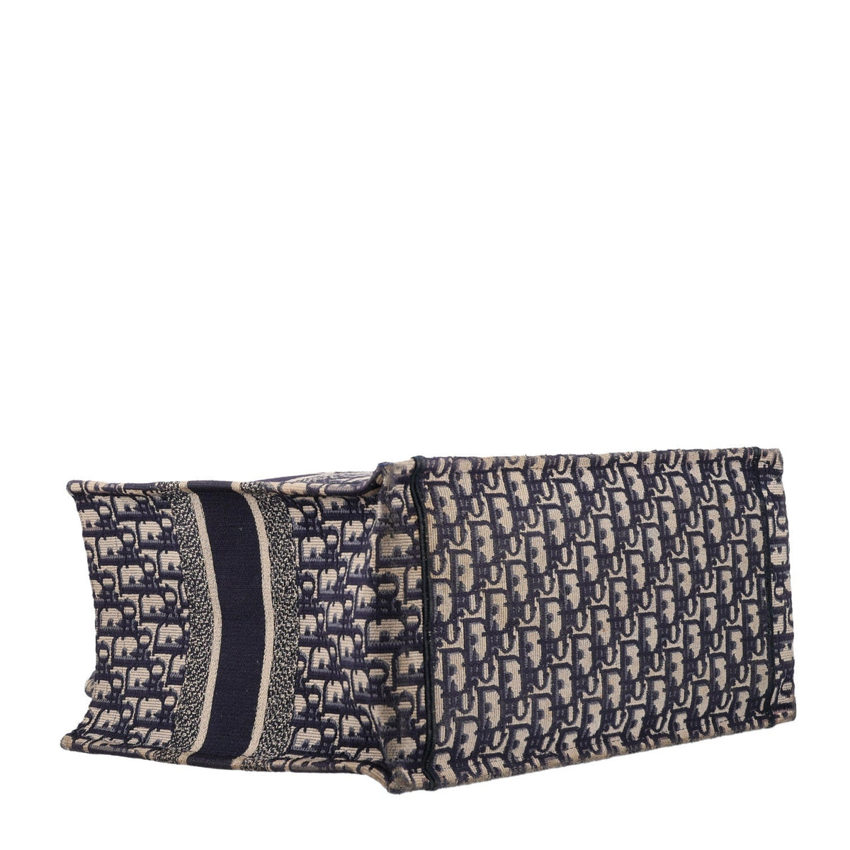Oblique Medium Book Tote Blue Multicolor