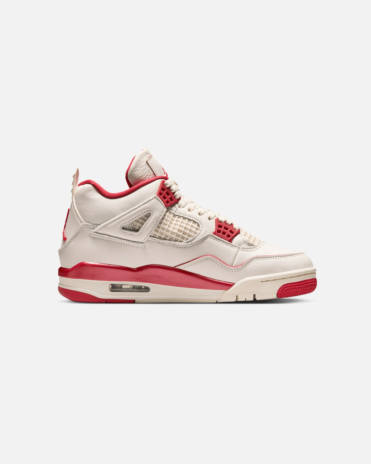 HOT Products Jordan Women's Air Jordan 4 Retro "Pale Ivory and Tough Red" Pale Ivory