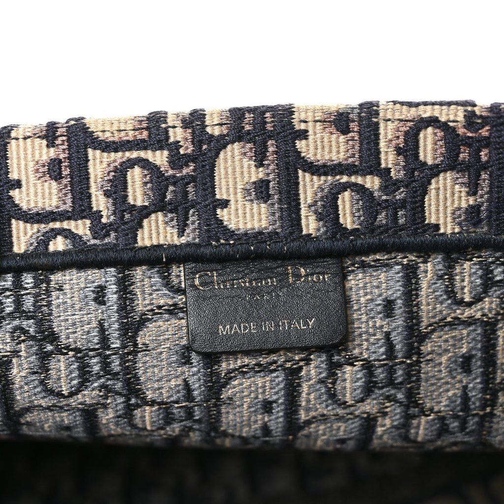 Oblique Large Book Tote Blue Multicolor