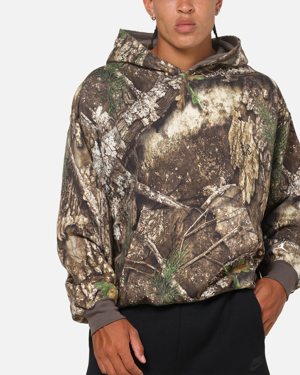 HOT Products Jordan Brooklyn Fleece Realtree Pullover Hoodie Medium Olive/Sail