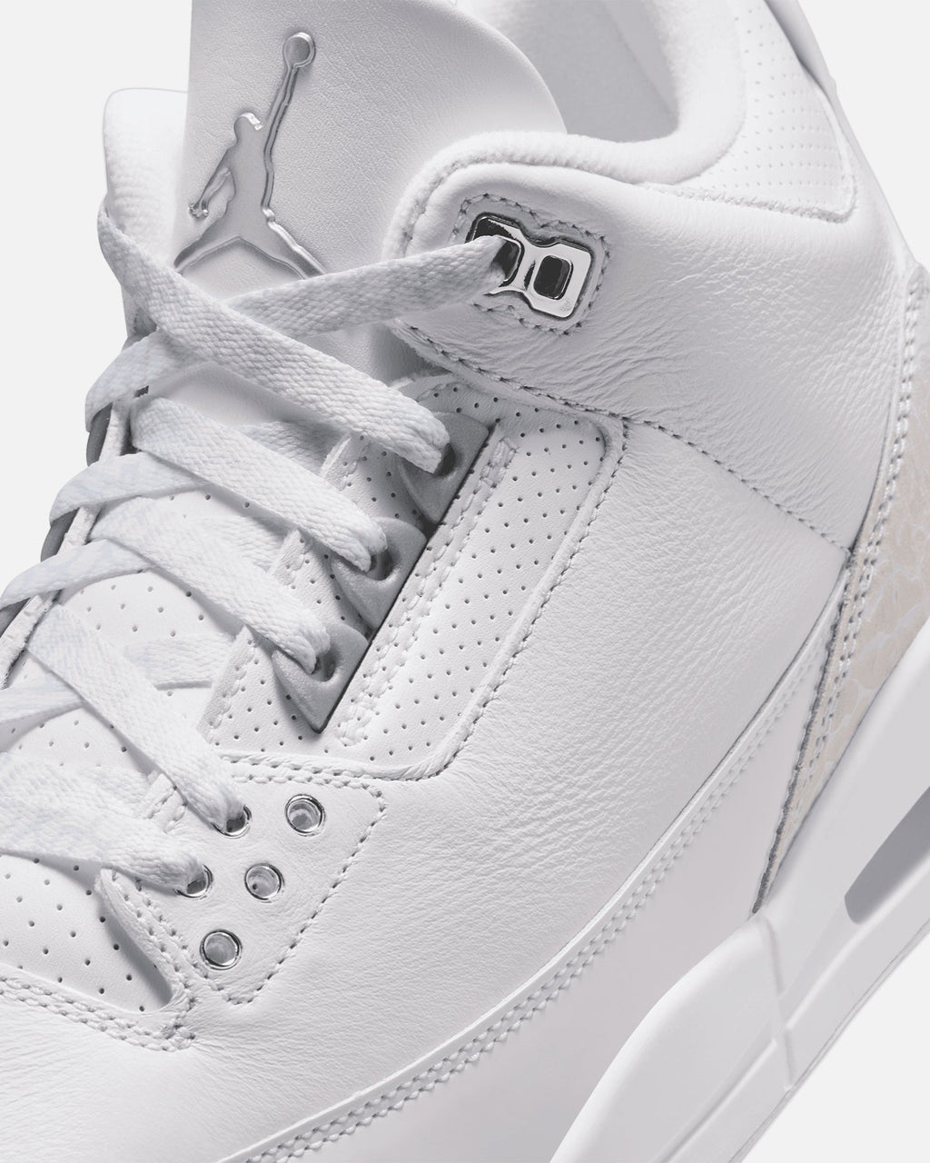HOT Products Jordan Air Jordan 3 Retro "Pure Money" White/Silver