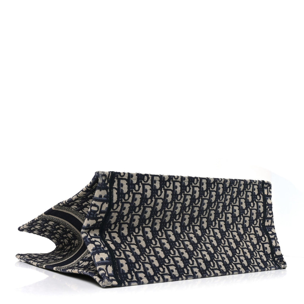 Oblique Large Book Tote Blue Multicolor