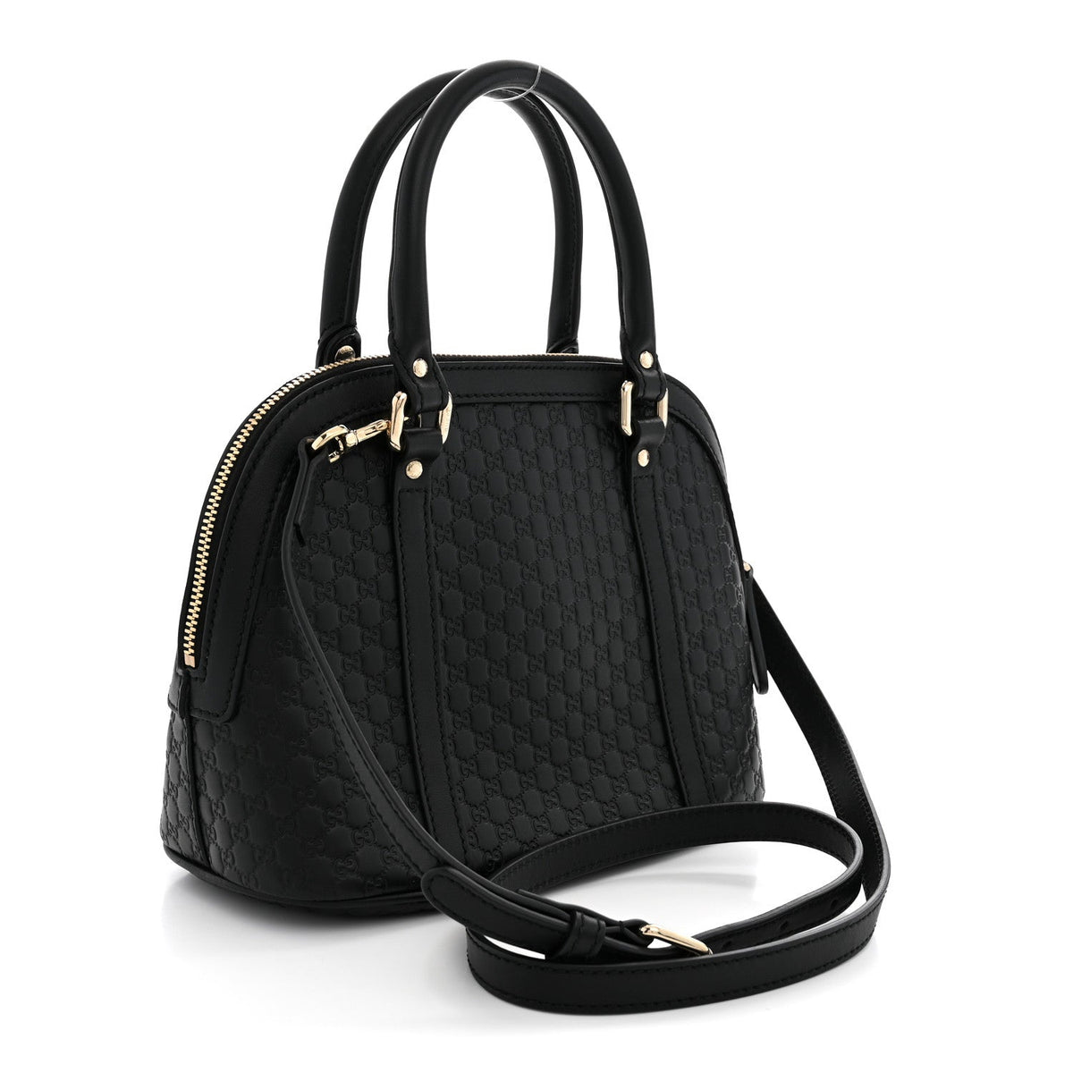 Microguccissima Mini Dome Bag Black