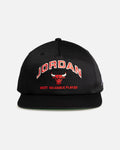 HOT Products Jordan Chicago Bulls Jordan Pro Unstructured Flat Bill Snapback Black