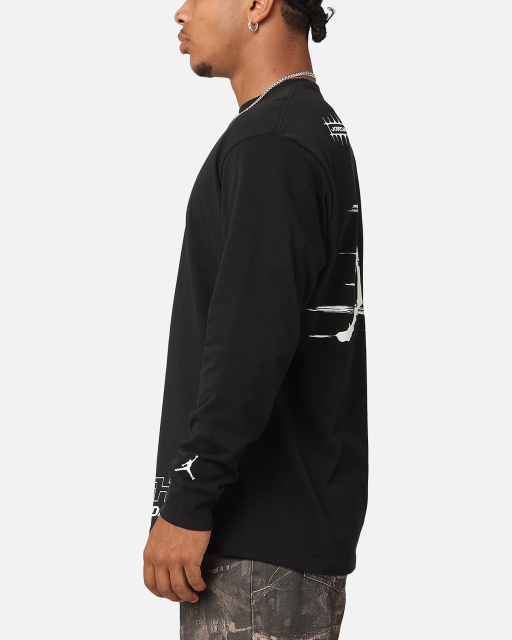 HOT Products Jordan Jumpman MVP 85 Long Sleeve Crewneck T-Shirt Black/Sail