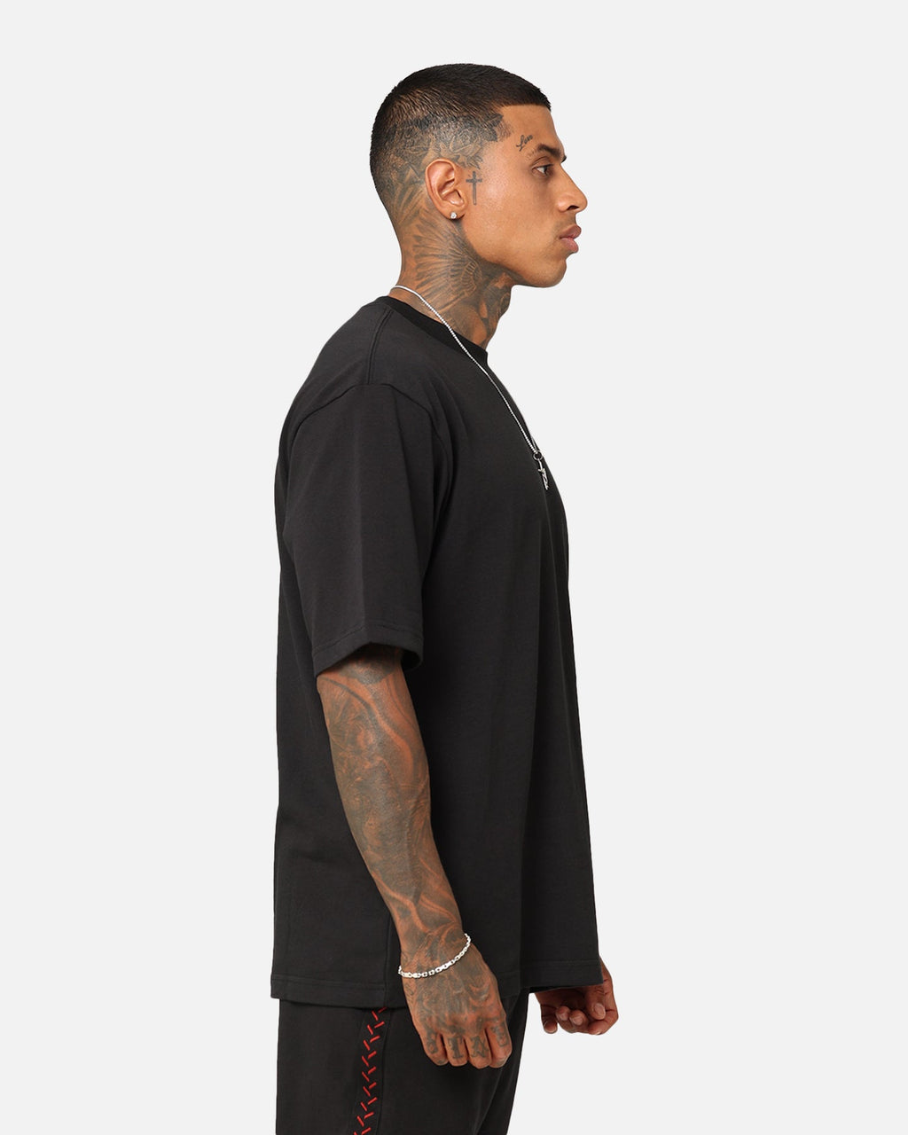 HOT Products Jordan Brand Sneaker Patch Crew T-Shirt Black