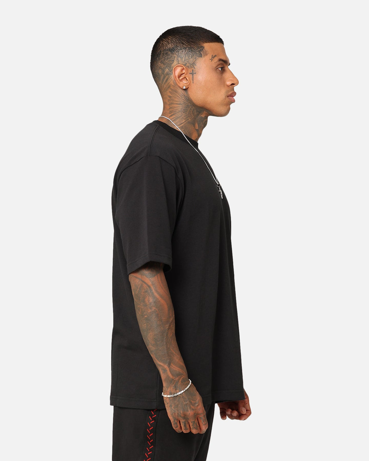 HOT Products Jordan Brand Sneaker Patch Crew T-Shirt Black