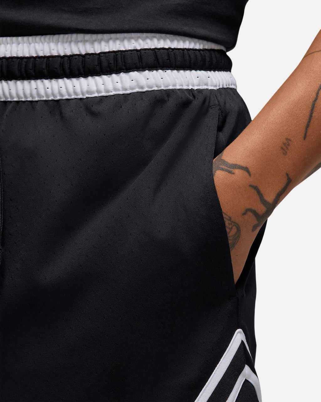 HOT Products Jordan Dri-FIT Sport Diamond Shorts Black/White/White