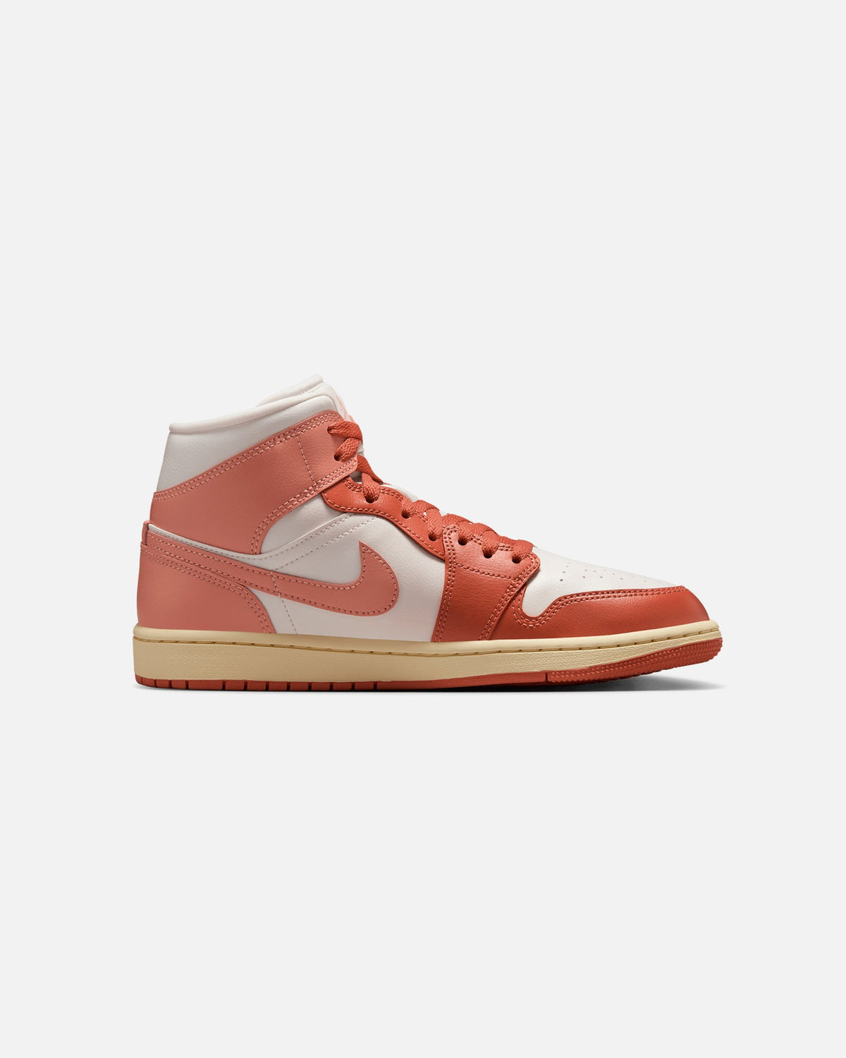 HOT Products Jordan Women's Air Jordan 1 Mid Sail/Lt Madder Root