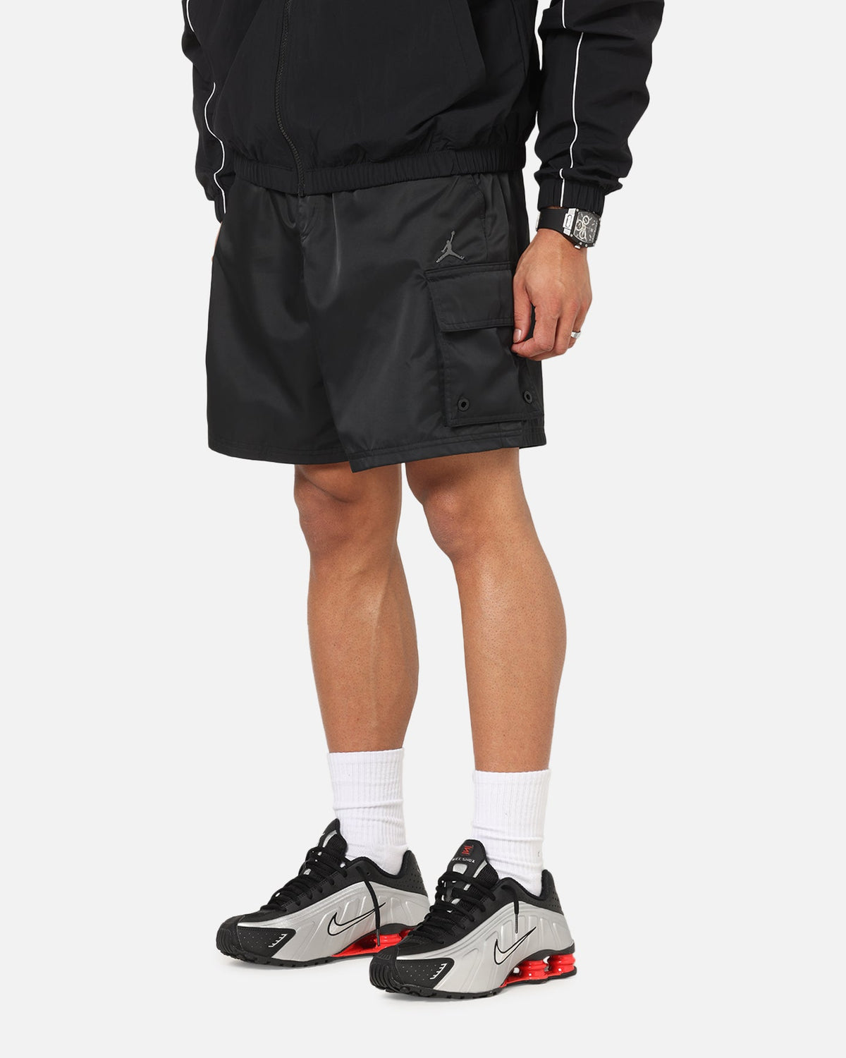 HOT Products Jordan Brooklyn Cargo Shorts Black/Iron Grey