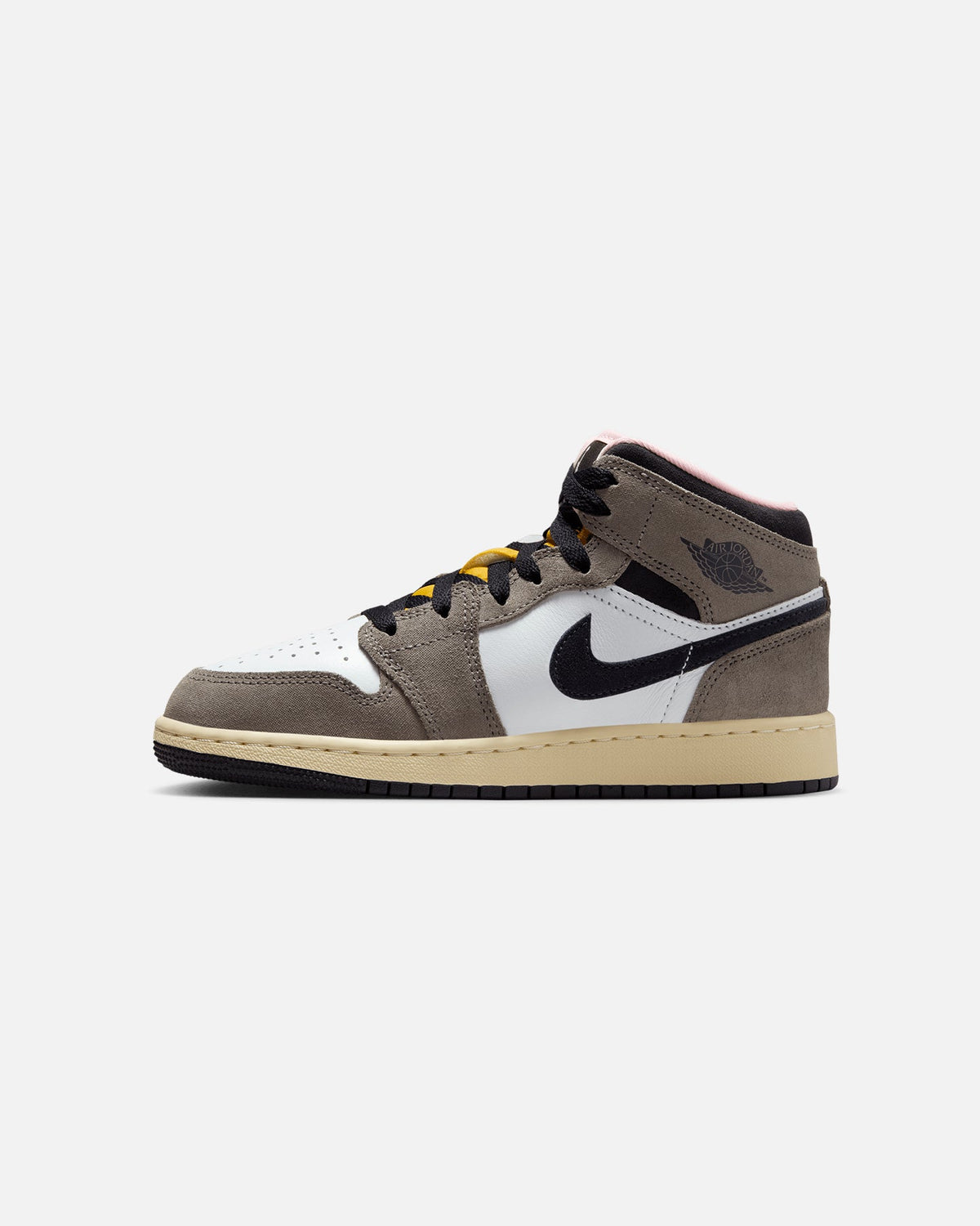 HOT Products Jordan Kids' Air Jordan 1 Mid SE (GS) White/Grey