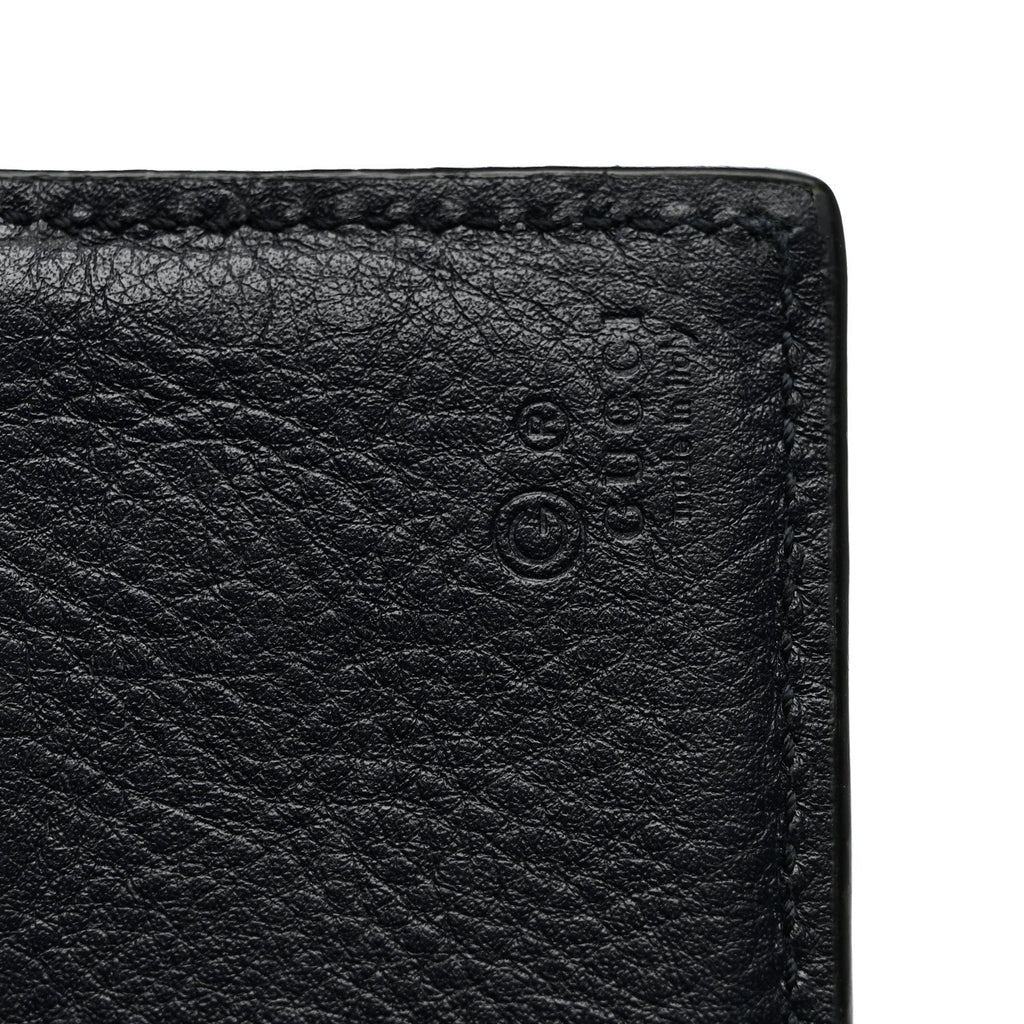 Microguccissima Bi-Fold Wallet Navy