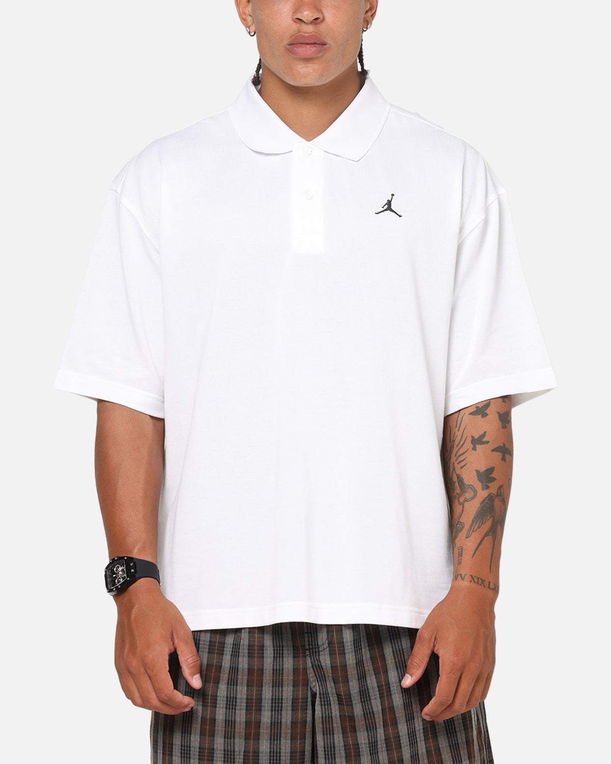 HOT Products Jordan Brooklyn Polo Top White