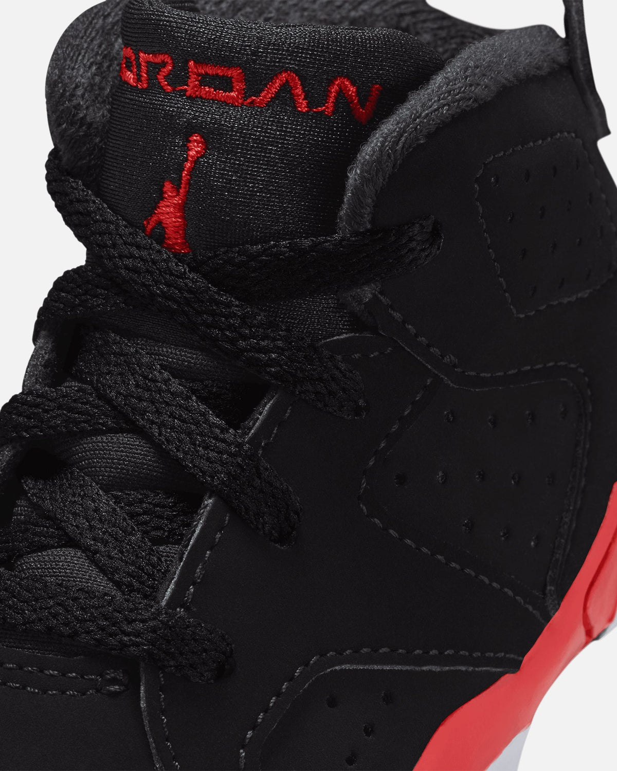 HOT Products Jordan Kids' Air Jordan 6 Retro "Infrared Salesman" (TD) Black/Lt Crimson