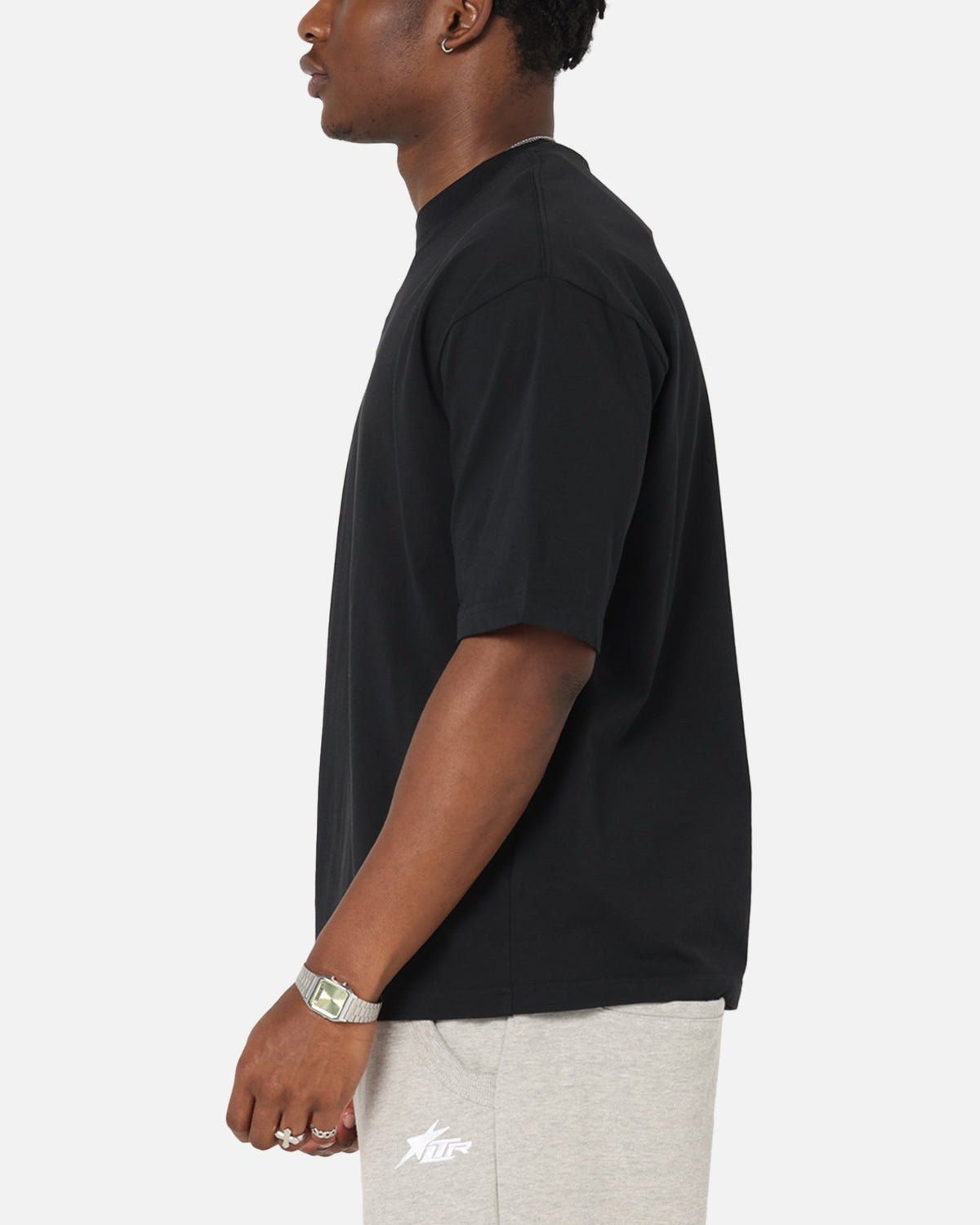 HOT Products Jordan Flight Essentials Oversized Crewneck T-Shirt Black/Black