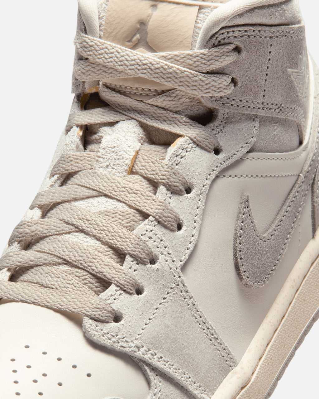 HOT Products Nike Women's Air Jordan 1 Mid SE Light Iron Ore/Pale Ivory/Oatmeal/Enigma Stone