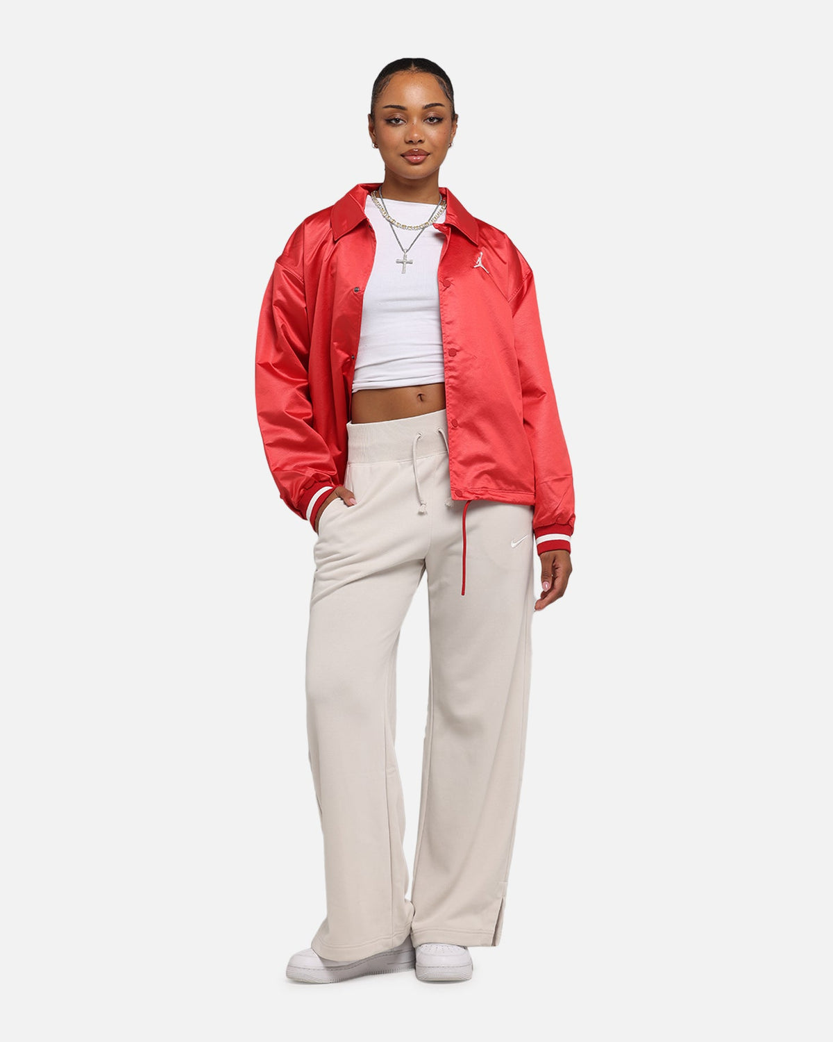HOT Products Jordan Women's Coaches Jacket Varsity Red