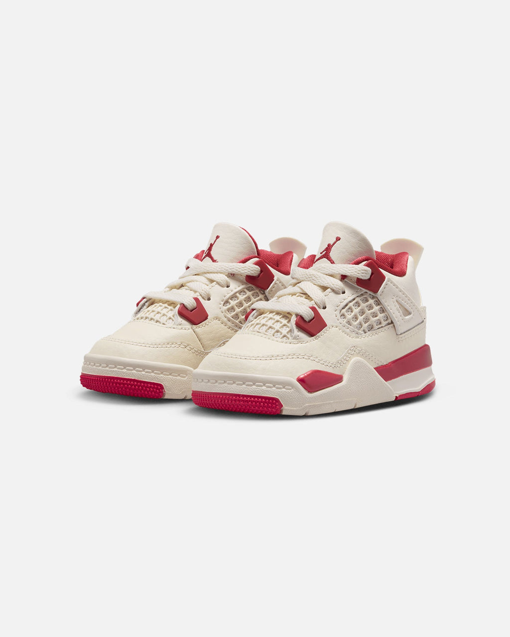 HOT Products Jordan Kids' Air Jordan 4 Retro "Pale Ivory and Tough Red" (GS) Pale Ivory