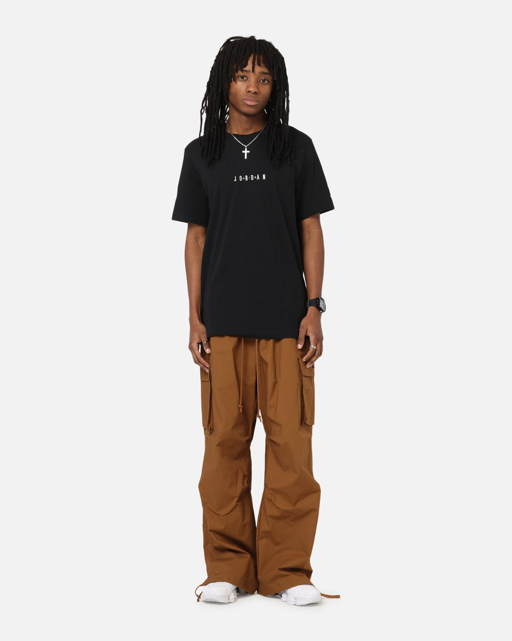 HOT Products Jordan Jumpman Air Crewneck T-Shirt Black/Sail