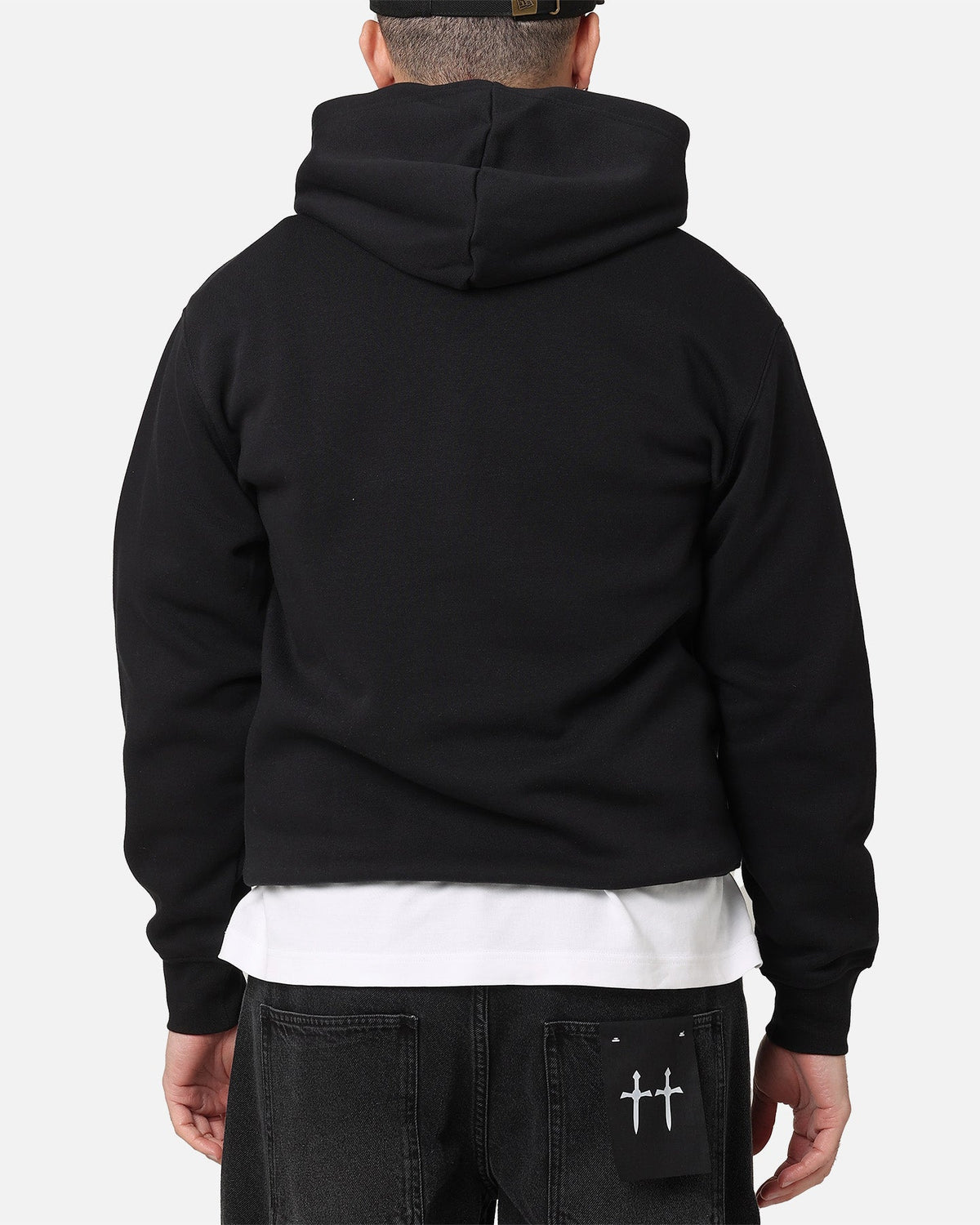 HOT Products Jordan Brooklyn Fleece Pullover Hoodie Black/White