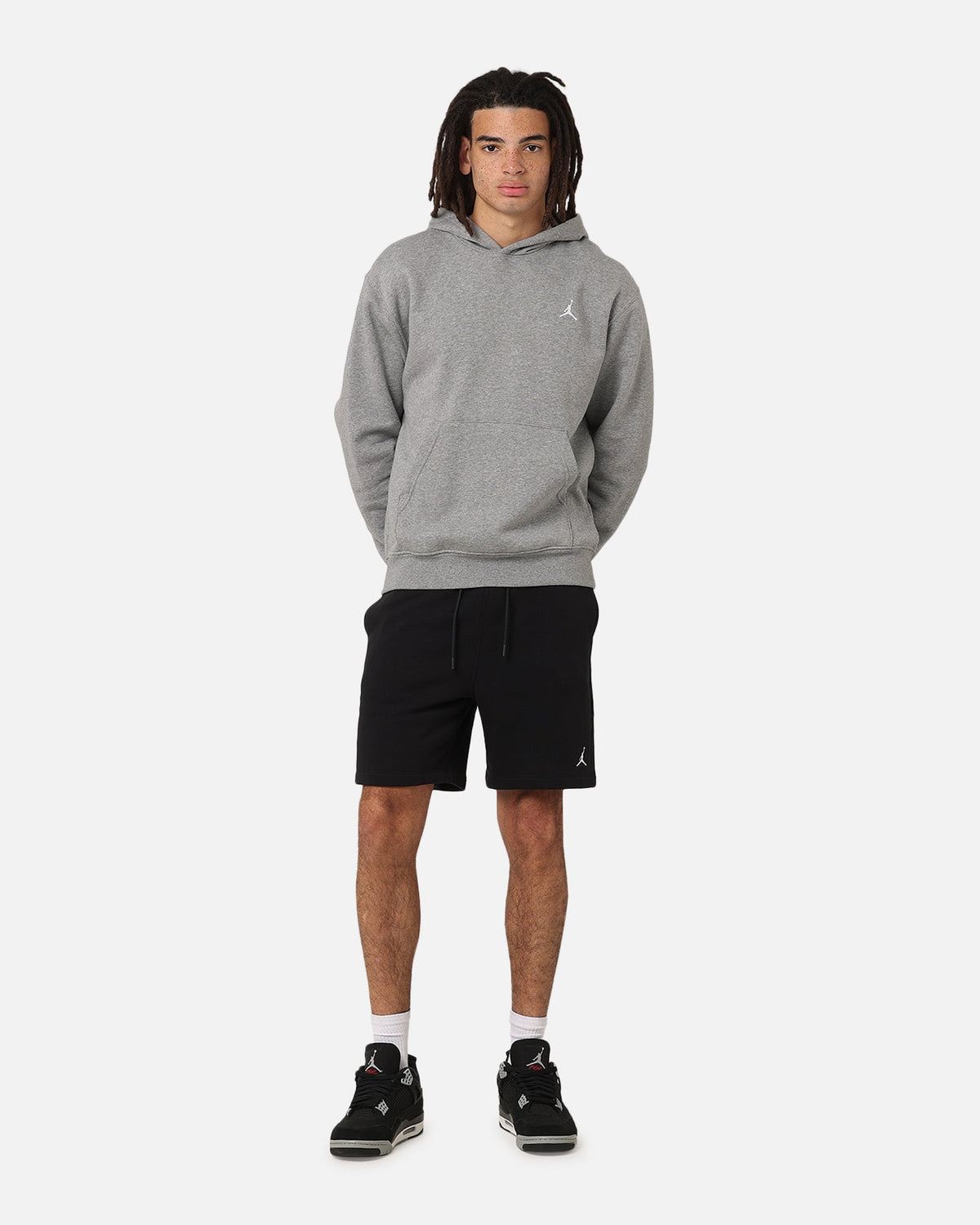 HOT Products Jordan Brooklyn Fleece Shorts Black/White