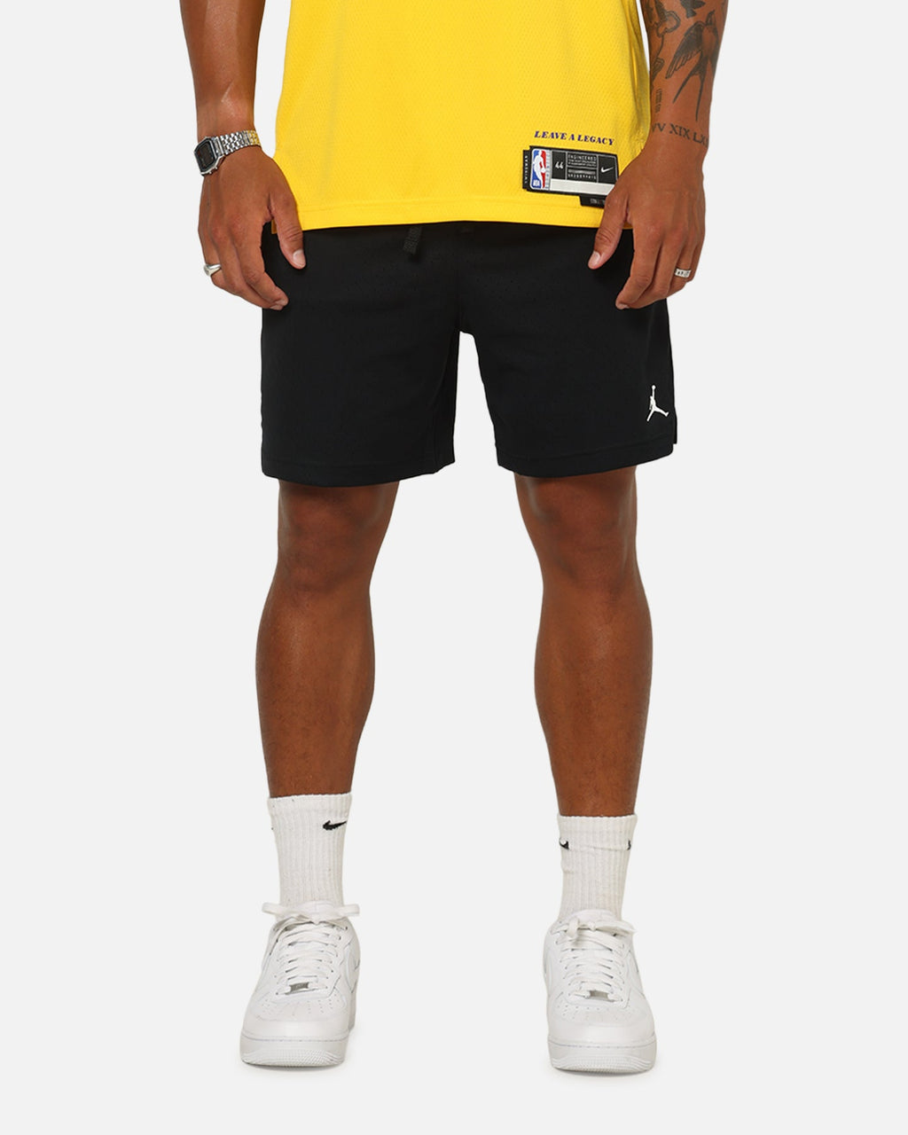 HOT Products Jordan Sport Dri-FIT Mesh Shorts Black/White