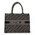 Oblique Medium Book Tote Blue Multicolor