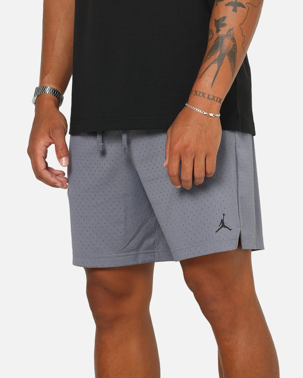 HOT Products Jordan Sport Jumpman Dri-FIT Mesh Shorts Light Carbon/Black