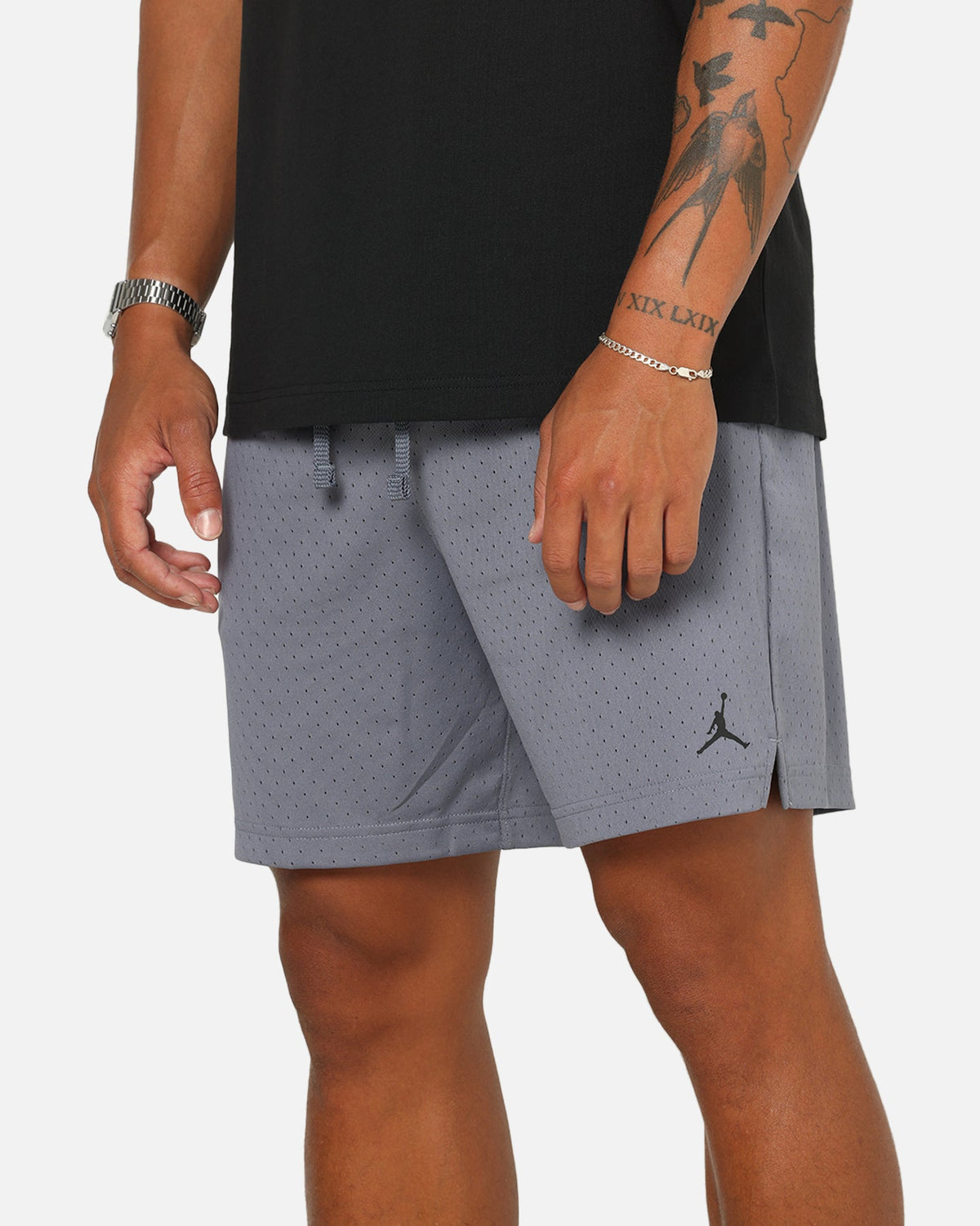 HOT Products Jordan Sport Jumpman Dri-FIT Mesh Shorts Light Carbon/Black