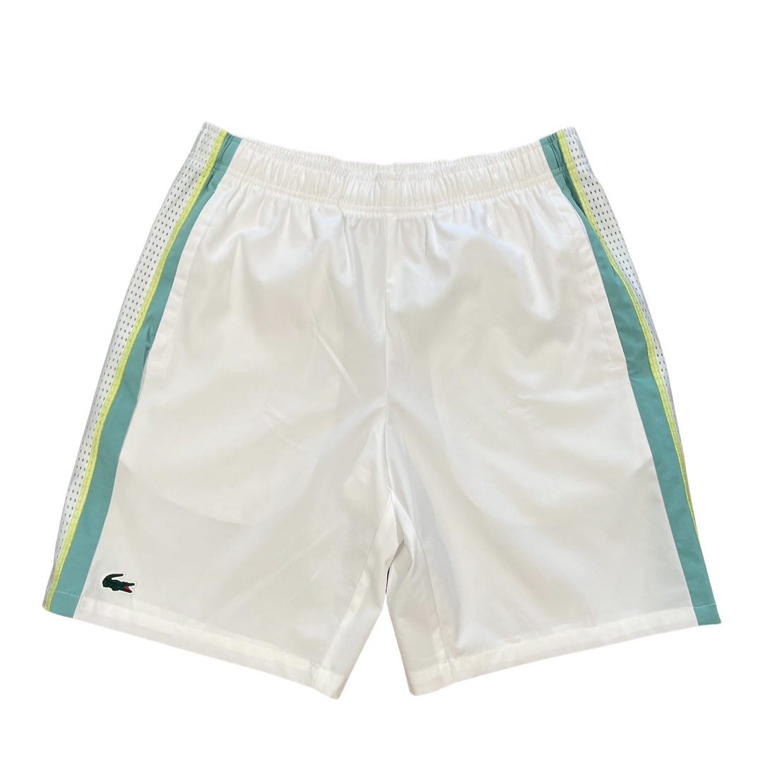 New Arrival Lacoste JERSEY FLORIDE Short Men -WHITEN /GREEN /YELLOW