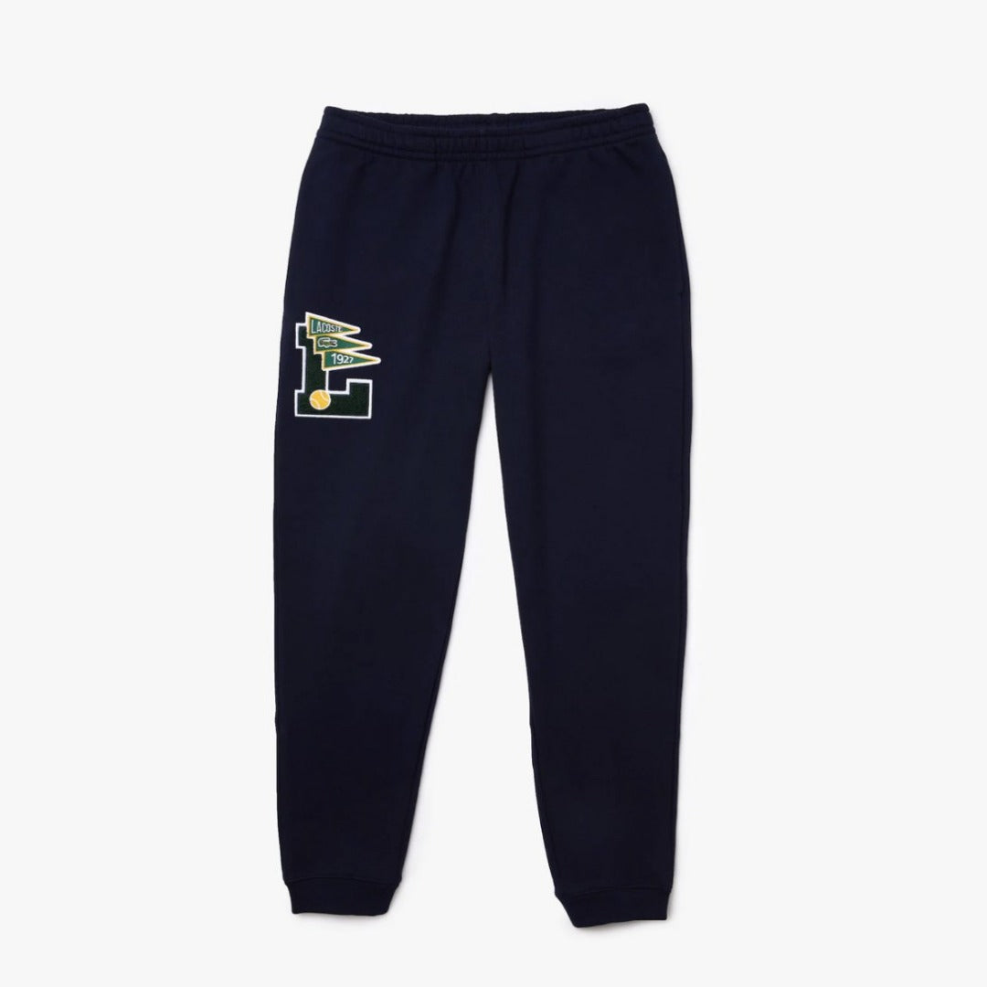 New Arrival LACOSTE MEN’S L BADGE SWEATPANTS- NAVY BLUE