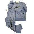 New Arrival LACOSTE  CREW NECK SWEATSUIT Men - BLUE CHINE -HG3