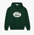 New Arrival LACOSTE LOOSE-FIT OVERSIZED LOGO HOODED FLEECE SWEATSHIRT -Men-  Green