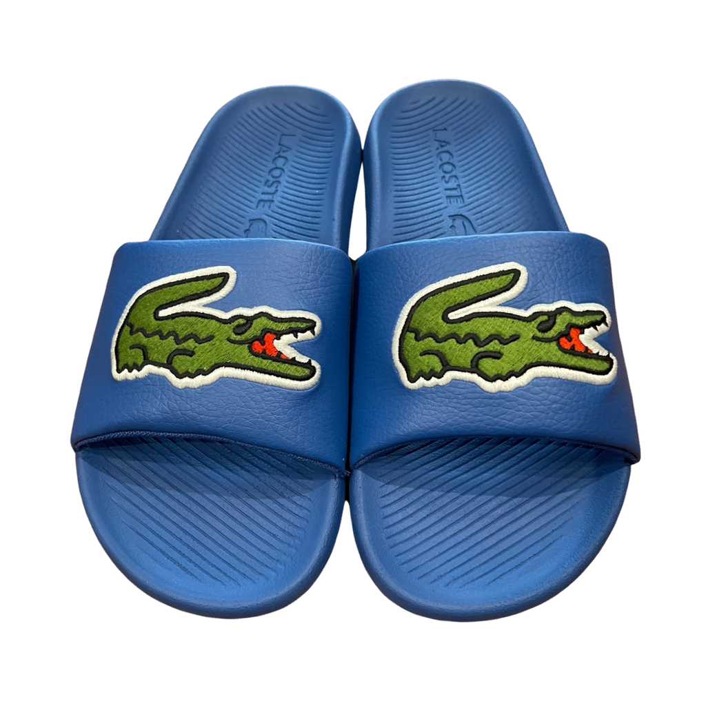 New Arrival LACOSTE BIG GATOR SLIDES MENS - ROYAL BLUE