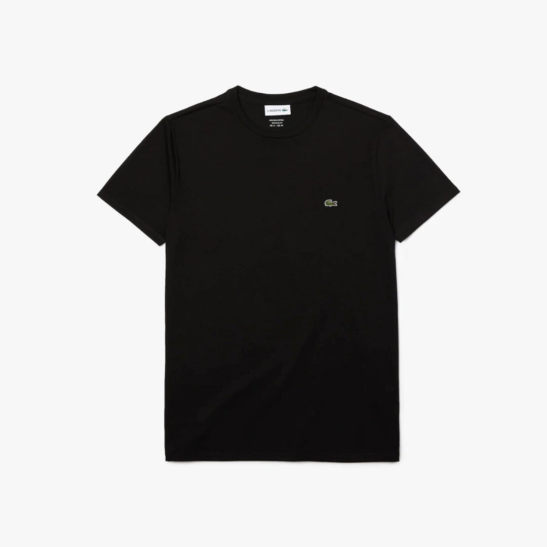 New Arrival LACOSTE Regular fit CREW NECK T-SHIRT Men - BLACK