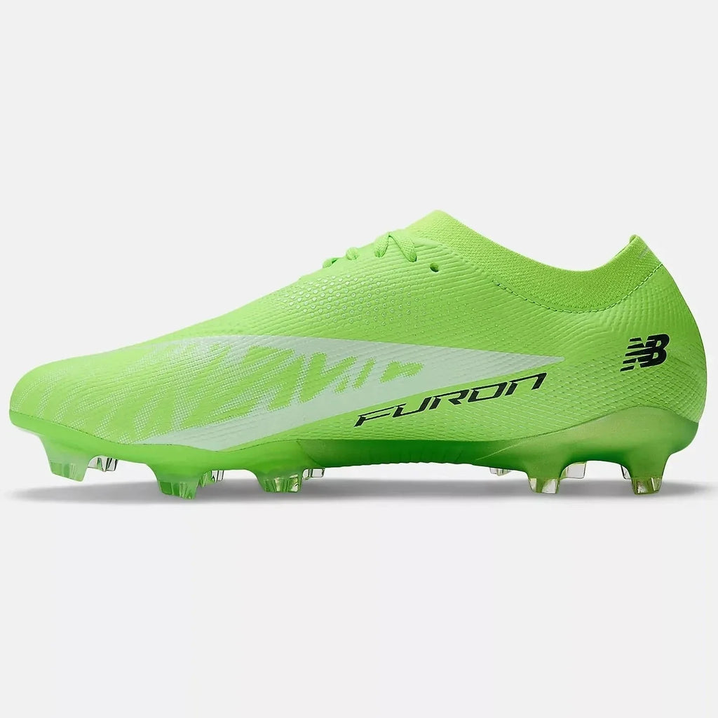 New Arrival New Balance Furon Elite V8 2E Wide Firm Ground Soccer Cleats - Lime Light Pack (FA25)