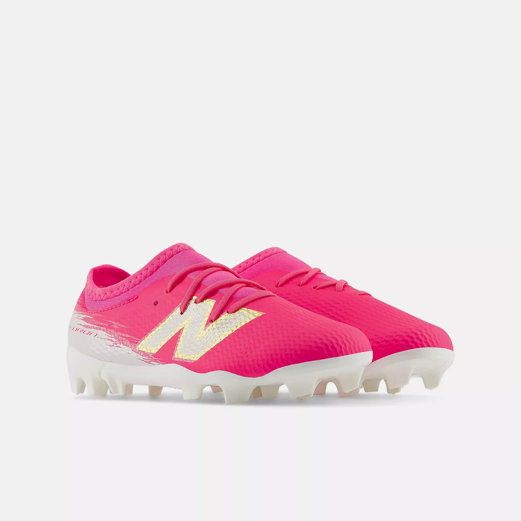 New Arrival New Balance Junior Furon Team V8 Wide Firm Ground Soccer Cleats - Pure Ambition Pack (SP26)