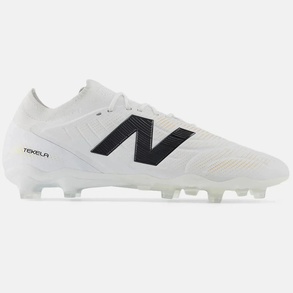 New Arrival New Balance Tekela Elite Low Laced V5 2E Wide Firm Ground Soccer Cleats-White Pack (FA25)