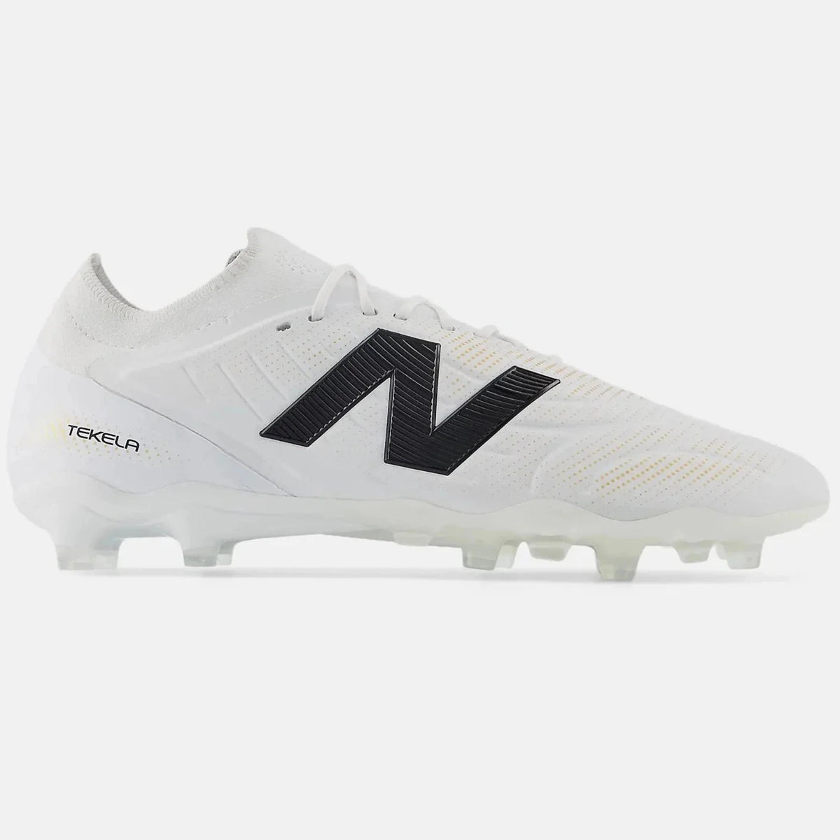 New Arrival New Balance Tekela Elite Low Laced V5 2E Wide Firm Ground Soccer Cleats-White Pack (FA25)