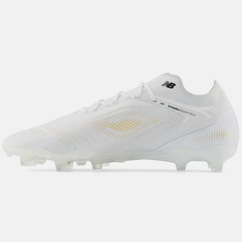 New Arrival New Balance Tekela Elite Low Laced V5 2E Wide Firm Ground Soccer Cleats-White Pack (FA25)