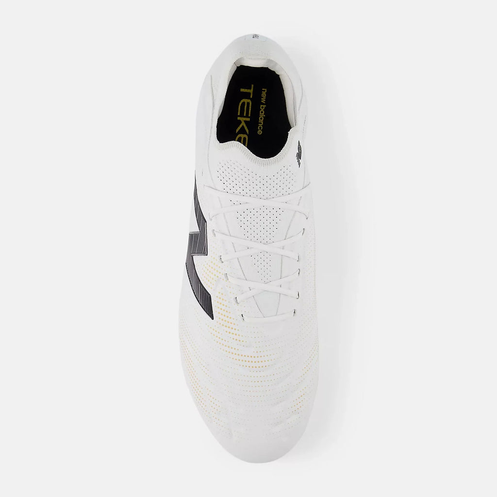 New Arrival New Balance Tekela Elite Low Laced V5 2E Wide Firm Ground Soccer Cleats-White Pack (FA25)