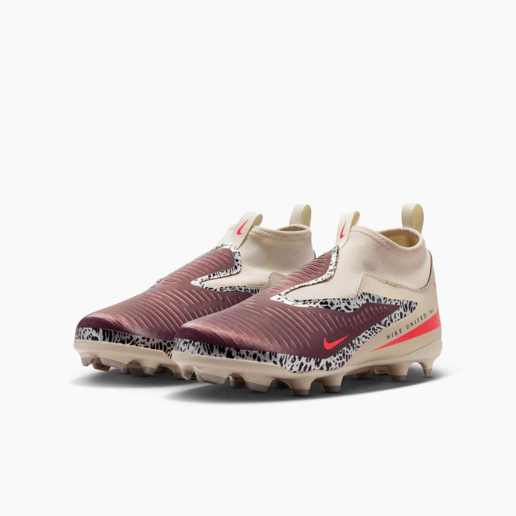 New Arrival Nike Junior Phantom 6 High Academy NU3 Firm/Multi Ground Soccer Cleats - United NU3 Pack (SU26)