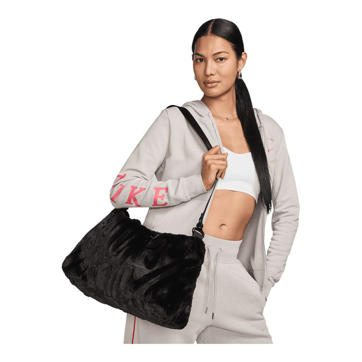 Women's Nike Sportswear Faux Fur Tote (10L) Bag