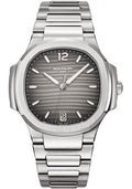 Patek Philippe 35.2mm Ladies Nautilus Watch Grey Dial 7118/1A