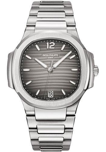 Patek Philippe 35.2mm Ladies Nautilus Watch Grey Dial 7118/1A