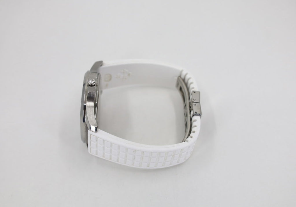 Patek Philippe 35.6mm Aquanaut Luce Glitter White Watch White Dial 5067A