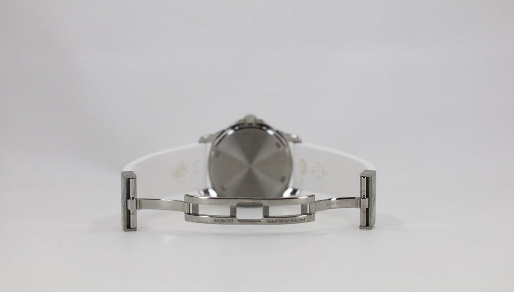 Patek Philippe 35.6mm Aquanaut Luce Glitter White Watch White Dial 5067A
